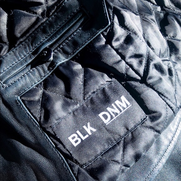 BLK DNM Leather Jacket 1 - Picture 4 of 7